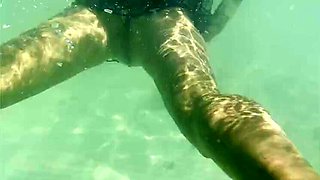 Monika Fox Naked Ocean Swim & Quick Yacht Captain Blowjob - Cum In Mouth Cabin Fuck