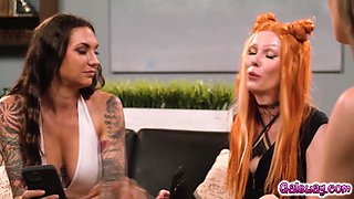 Rocky Emerson and Olivia Madison comfort Robin