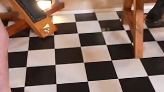 Two MILF's Busting Their Slaves Small Balls