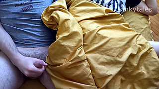 I Share a Bed with My Stepsister and Hear the Sounds of Sex Through the Wall. We Can't Sleep and Fucking Until I Creampie Her