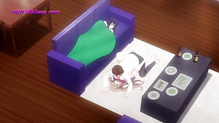 Final sex scene - Kanade rides Ryota's cock while Momoka swallows every last drop!