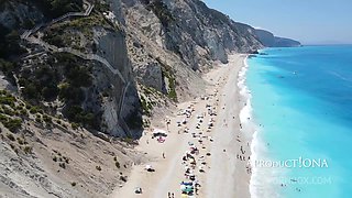 Cum Slut Exposed On The Beach