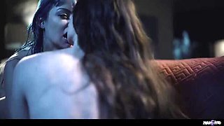 Wild Lesbian Orgy - Lexi Lore & Lulu Chu Scissoring & Pussy Licking Compilation