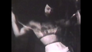 Incredibly sexy vintage brunette in heat