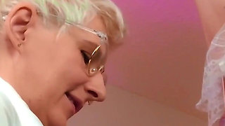 Amazing Handjob for Sissy and Hot Funny Cumming