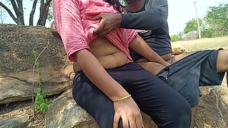 Cheating Wife Enjoying Outdoor Fucking with Her Husband Friend - Part 2