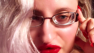 Perfect Lips Red Lip Gloss Lipstick Fetish Findom Goaldigger Lips Addiction
