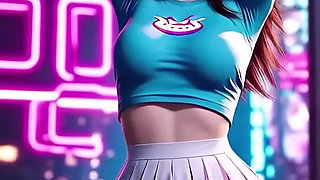 D.Va's Flirty Dance (Insomniac Records - Saturday Love)  Overwatch  3D Erotic Animation
