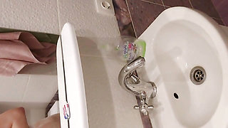 Fucking with a Dildo,video Without Editing, Real Squirting, Behind the Scenes