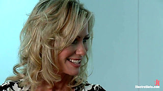 Hot MILF Simone Sonay Experiences Electro for the Very First Time