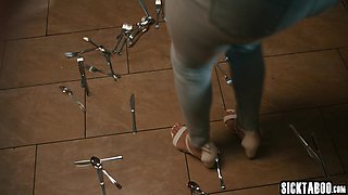 Haunted house and new naughty couple