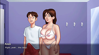 Anon what are you doing? Summertime saga gameplay video