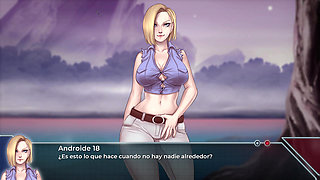 Divine Adventure - Raising Points with Android 18 to Fuck Her