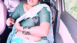 Desi car sex. Beautiful housewife cheating husband fucking for long drive with husbend's brother. Telugu dirty talks.