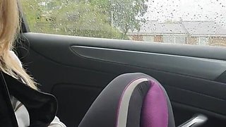 In My Car, Trying Out My Remote Vibrator, Its Soooooo Good!! Serenexx