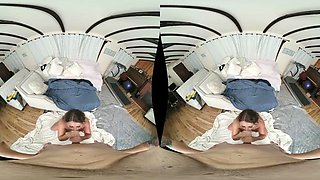 Hot blondie gets fucked after her workout: Big Tits, Blowjob  Blonde VR Porn