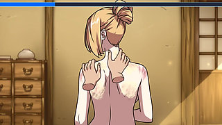 Kunoichi Trainer - Naruto Trainer v0.21.1 Part 119 Sexy Blonde Secretary Stocking by Loveskysan69
