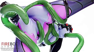 Compilation, 3d animation, girling
