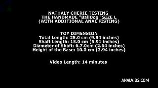 Nathaly Cherie Testing The Handmade "Balldog" Size L (With Additional