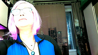 My slutwife and a prankster Aimee in her two broadcasting guises: for young and adult viewers...))
