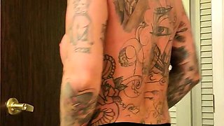 Brunette seductress working her big boobs and hot ass