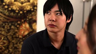Kinky double japanese blowjob and hardcore fucking session