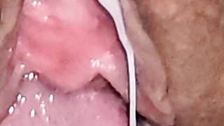 Rough Orgasm with Cumshot and Tongue in Pussy