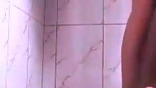 Fucking and Squirting My Big Dildo in the Shower