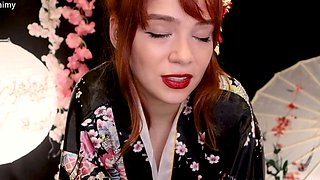 Amateur striptease and Solo masturbation