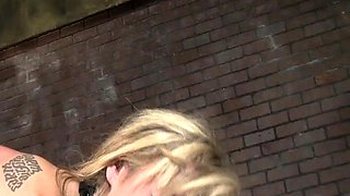 Sockjob by a Beautiful Blonde Foot Fetish ne