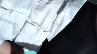 First Time on Business Trip but I'm Already Serving My Boss's Cock, Swallowing Cum
