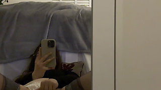 After College Masturbating in the Room