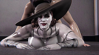 Seductive Lady Dimitrescu in 3D Hentai - Cowgirl Big Ass, Wet Pussy Fuck, and Creampie Finish