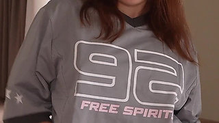 Flexible Neighbor Undresses and Asks to Suck Cock