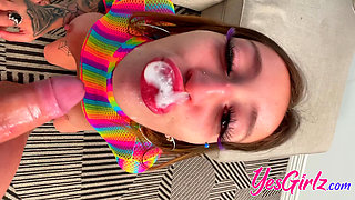 Tattooed babe Anna Chambers fucks hardcore