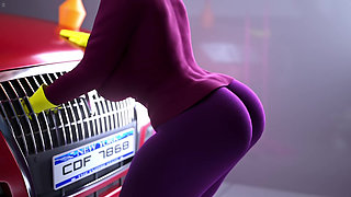 Stepmom Eve Hand Stucks And Stepson Helps Her Make Feel Happy