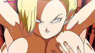 From Training to Temptation: Android 18 & Master Roshi Have Hardcore Sex  ( Parody XXX )