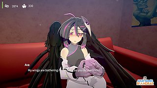 Milf gives an erotic massage and a mind-blowing blowjob on this sensual journey