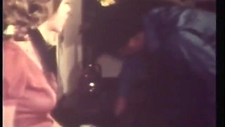 Hairy chick sprayed in her mouth by a big black cock