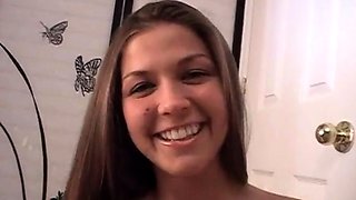 Sexy teen teasing