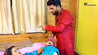 Indian boy inserted his dick deep inside his girlfriend's throat