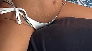 Bikini Facesitting Husband in Trouble