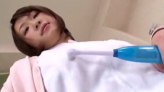 Fabulous Japanese Model In Exotic Masturbation, Stockings Jav Video With Rio Shinohara