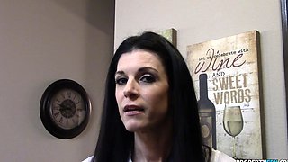 Hardcore fucking at home with skinny mature housewife India Summer