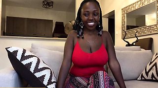 Ebony BBW POV pumped hard doggy style