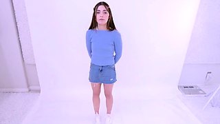 Czech amateur blowjob and fucking POV in public