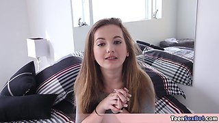 Petite stepdaughter Marissa Mae fucked