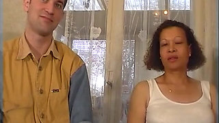 Hairy Mature Slut Sodomized and Fist-fucked in Threesome