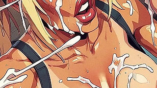 Slut Girl Hard Sex in the Gym Locker Room, Curvy Woman with Big Tits Sucking Big Dick, Slave Woman