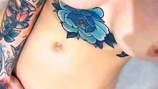 Big boobs milf masturbates with her dildo